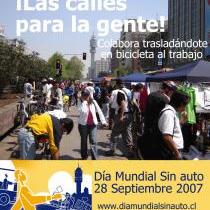 Afiche 1: Dia Mundial sin Auto