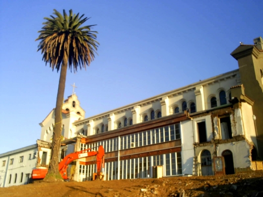 demolición convento de los capuchinos en recreo