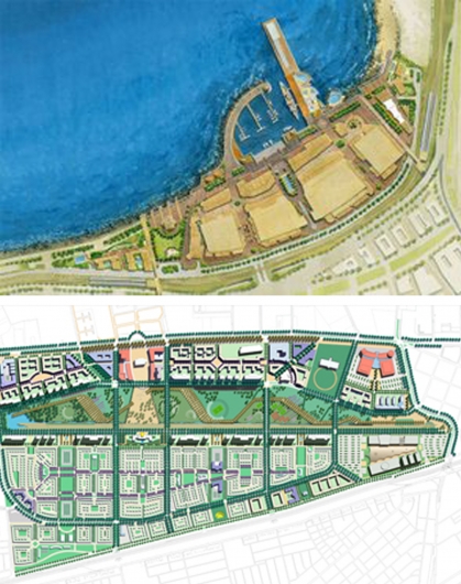 proyectos urbanos: puerto baron, portal bicentenario