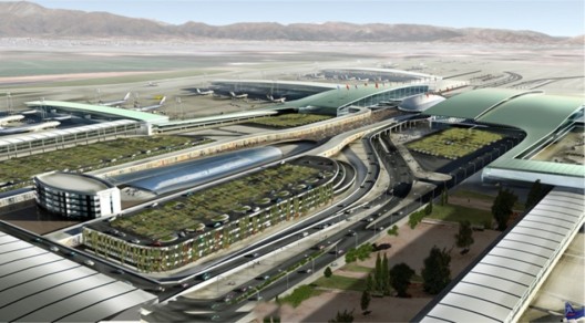 Imagen de uno de los proyectos para el Aeropuerto Arturo Merino Benitez
