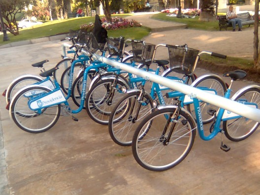 Estación de Bicicletas Públicas en Providencia - vía Panoramio