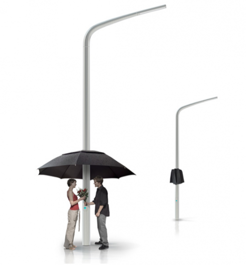 Lampbrella. Fuente: Reprogramming the City.