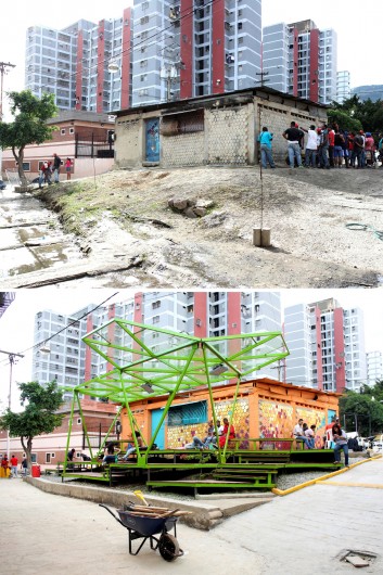 Pinto Salinas, Caracas: antes y después. Image Cortesia de PICO Estudio