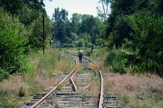 Vía del ferrocarril, corredor verde de Collico / Foto por: Sebastián Sattlegger
