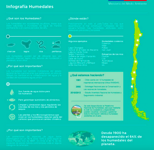 infografia humedales dia internacional de los humedales mma chile