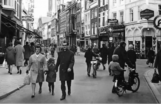 Domingos sin auto en las calles de Holanda (1970)