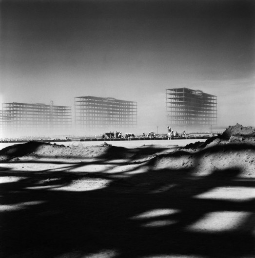 La construcción de Brasilia, 1956. Imagen © Marcel Gauthero