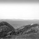 Observatorio Manuel Foster 1903 - Vista general al Cerro San Cristóbal con Observatorio. Archivo Parque Metropolitano. Cortesia Santiago Cerros Isla.