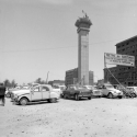 Construccion de la Torre Entel y Estacion Moneda del Metro de Santiago en 1973 Fuente Alberto Sironvalle