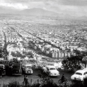 Vista desde el Cerro San Cristóbal en 1963. Fuente: Alberto Sironvalle (alb0black en Twitter).