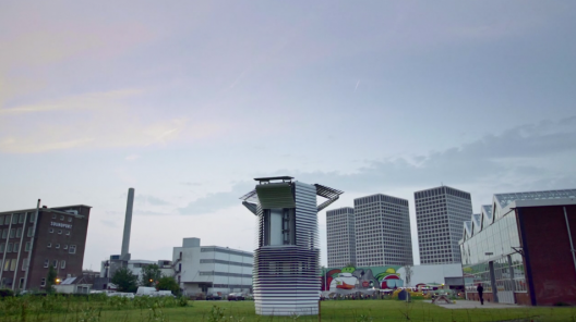 Smog Free Tower en Rotterdam. Imagen capturada del video.