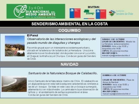 Dia Nacional del Medio Ambiente Sendero de Chile Costa