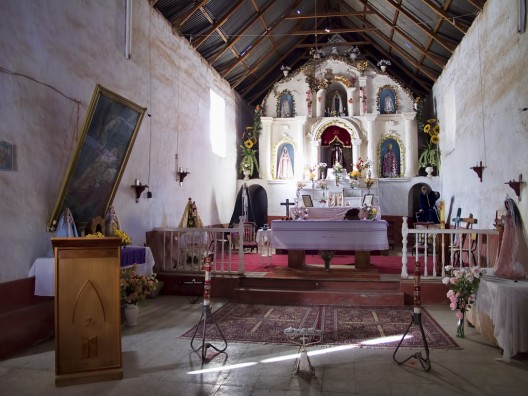 Interior de la Iglesia San Martín de Tours en Valle de Codpa. © Dan Lundberg, vía Flickr.