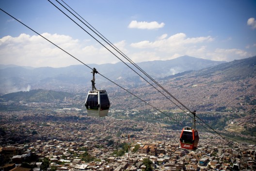 Metrocable en Medellín, Colombia. © mardruck, vía Flickr.