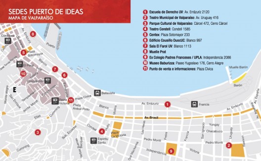 Sedes Puerto de Ideas Valparaiso noviembre 2015